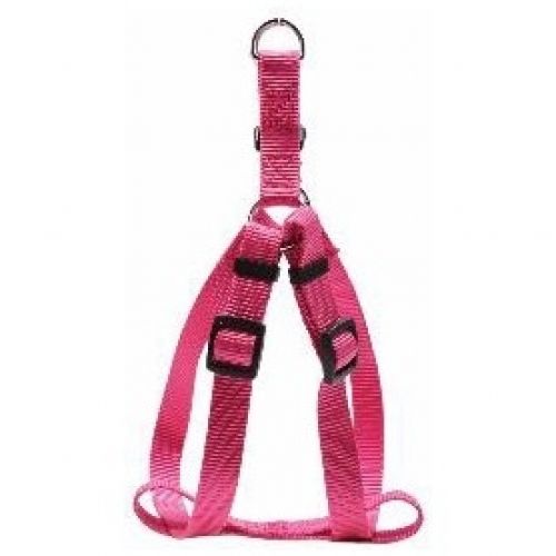 arnes regulable en nylon rosa s